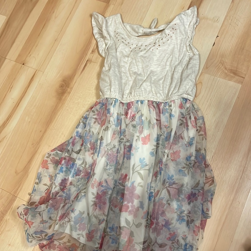 Star Ride multi fabric dress GUC